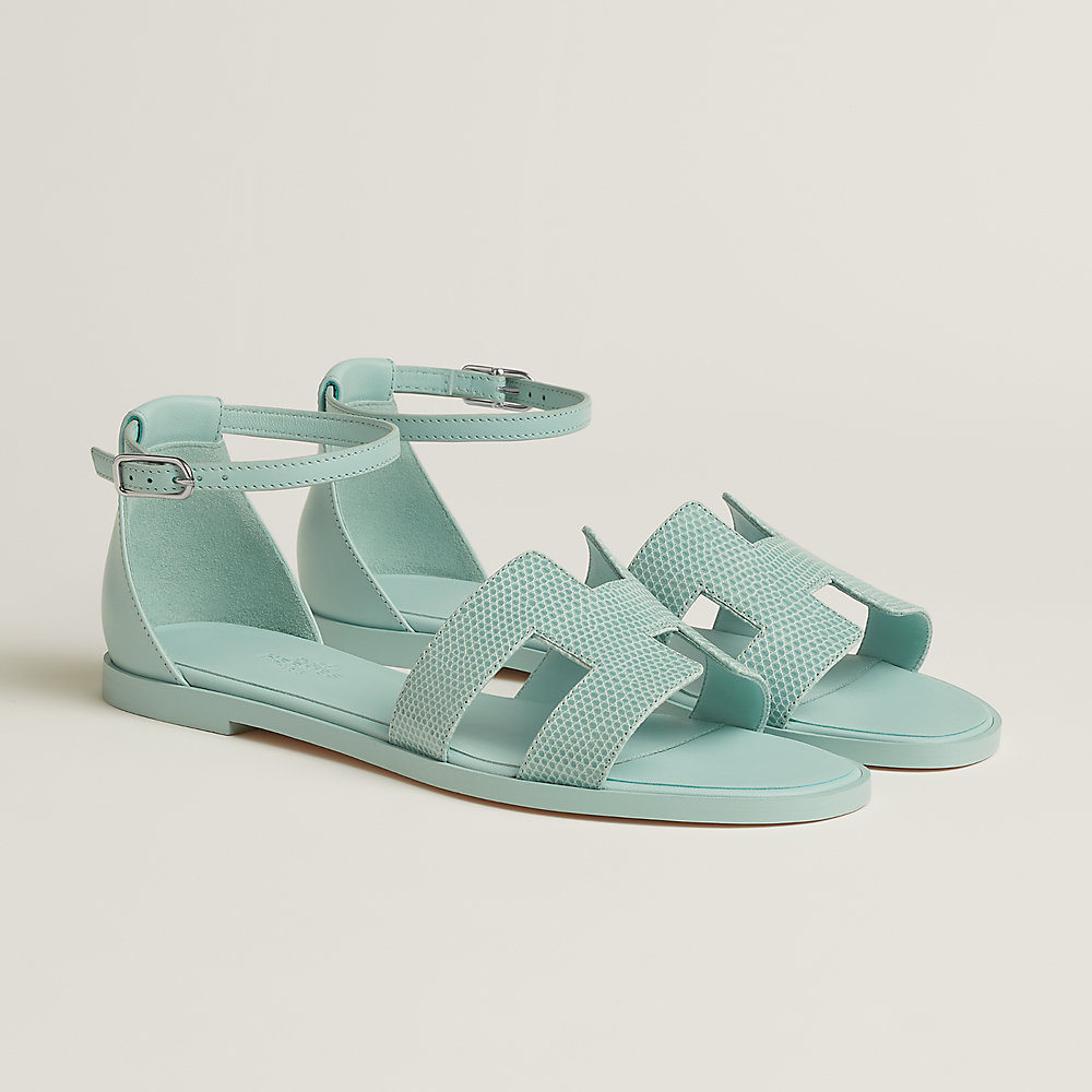 Santorini sandal - Blue | Hermès USA